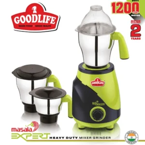Goodlife Masala Expert 1200-Watt Blender - The Ultimate Heavy-Duty Mixer Grinder for Your Kitchen
